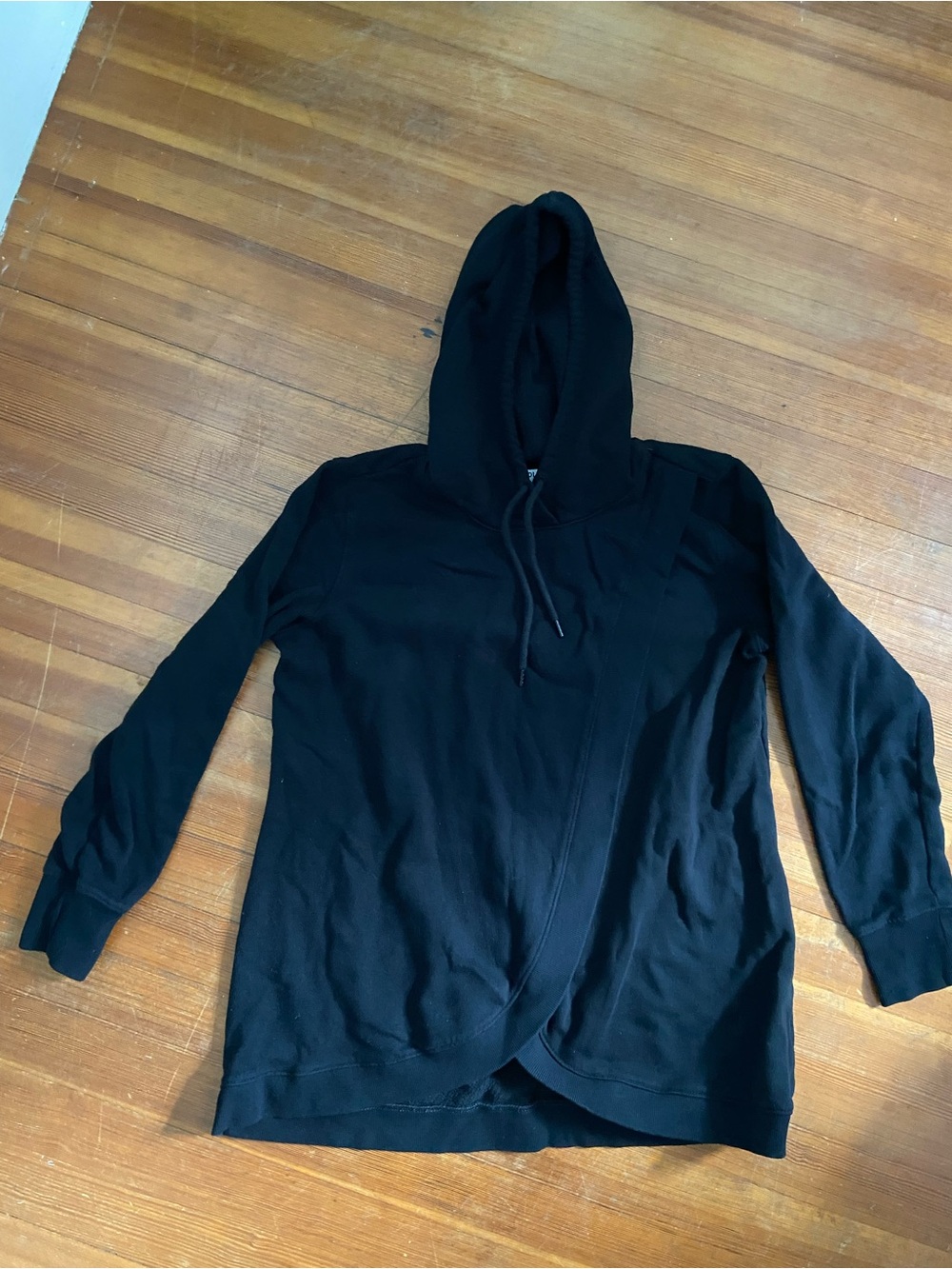 Black Maternity and Nursing Pullover Hoodie